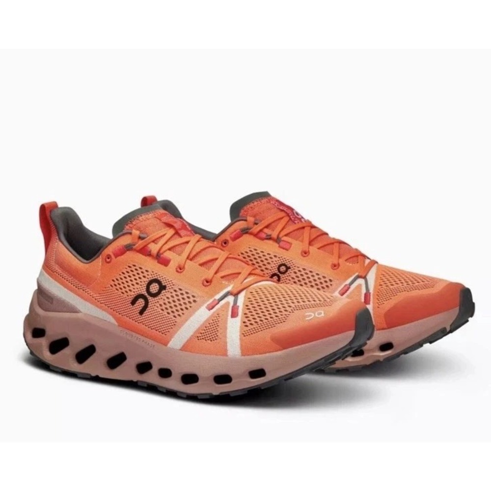 Womens Size 5.5- On Cloudsurfer Trail  Flame Dustrose Running Shoes NEW